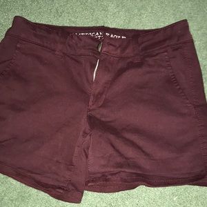 Maroon shorts